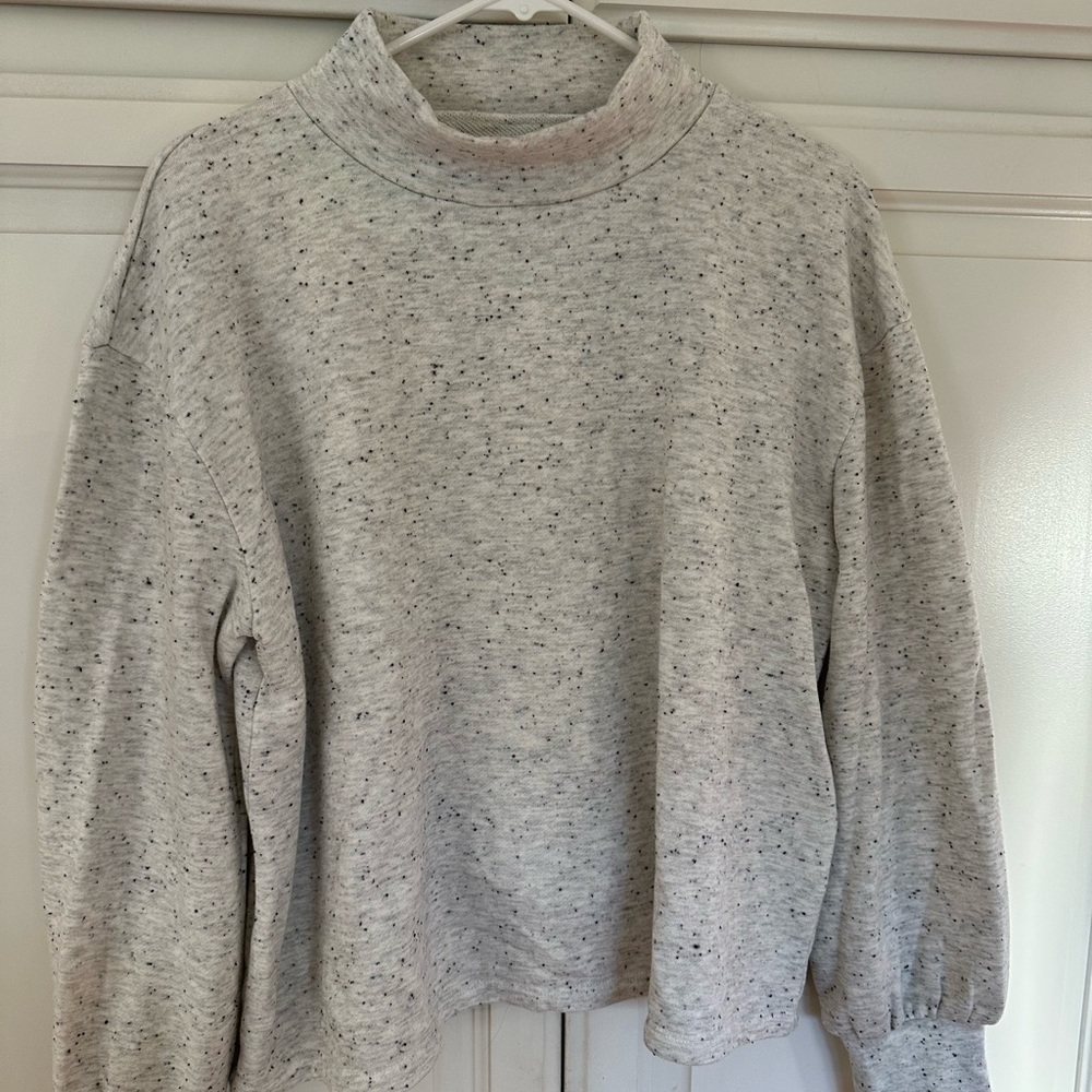 Madewell mock neck sweatshirt
